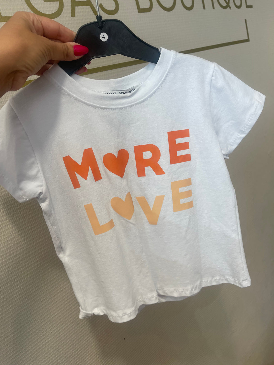 T-shirt LOVE - Orange