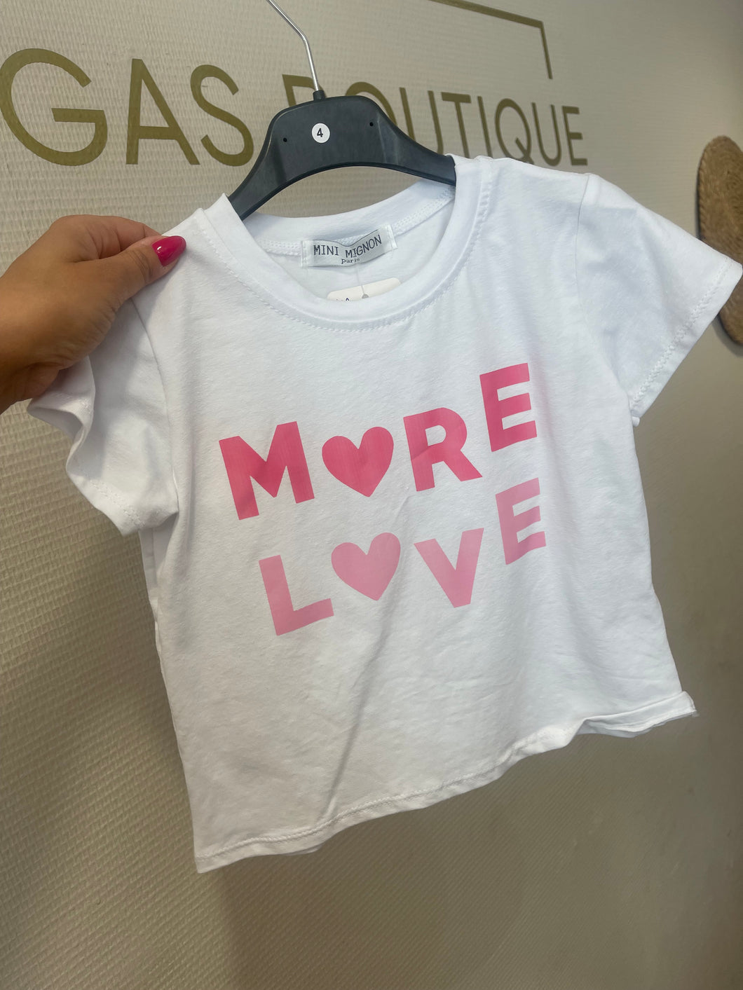 T-shirt LOVE - Rose